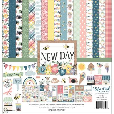 Echo Park New Day Designpapier - Collection Kit